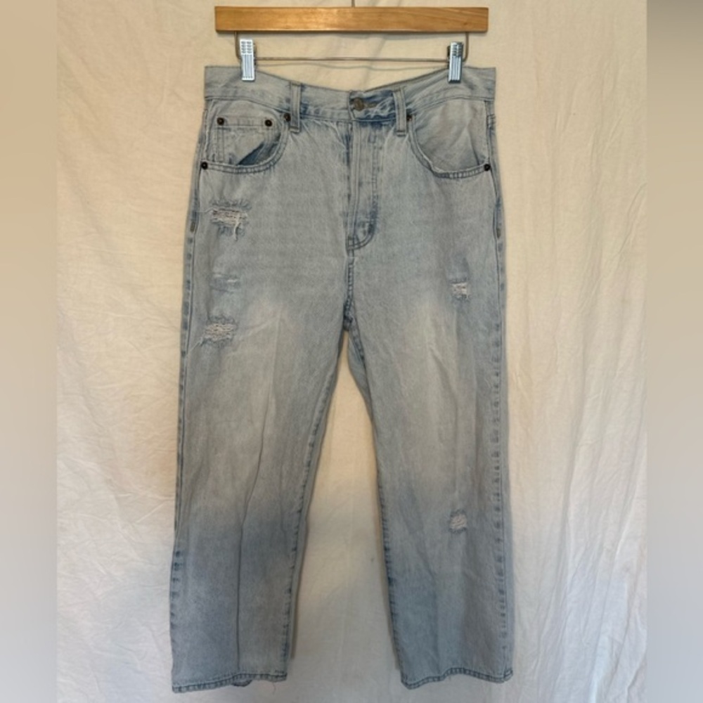 Pistola Blue Ankle Cropped Jeans